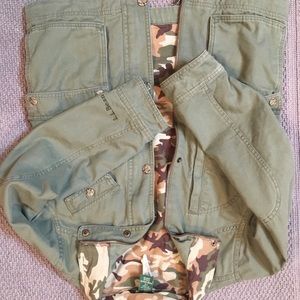 Boys Olive green utility jacket